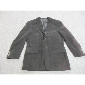 Brioni Blazer Mens 40S Charcoal Corduroy Silk Loro Piana Made in Italy SB-2